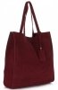 Kožené kabelka shopper bag Vittoria Gotti bordová V205454